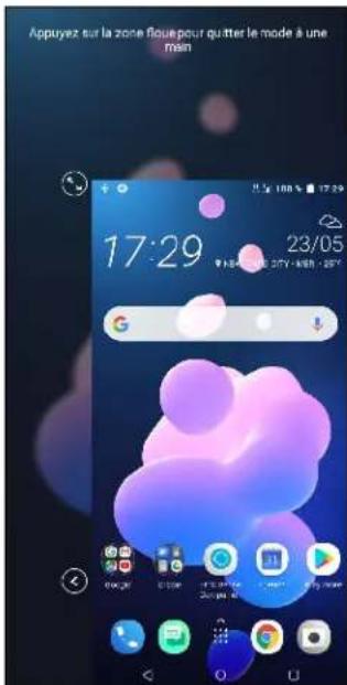 HTC U12 Plus - Utiliser le mode à une main - 1