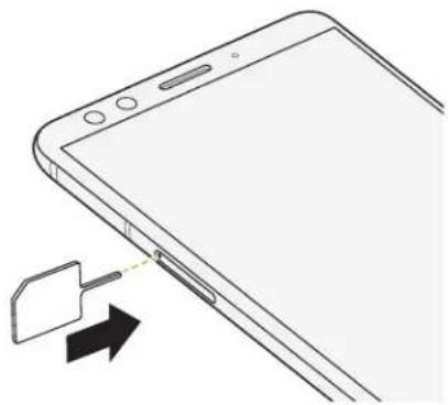 HTC U12 Plus - Installer les cartes nano SIM et microSD - 2