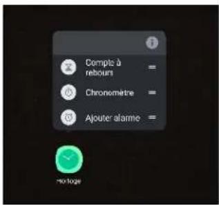 HTC U12 Plus - Raccourcis de l'appli - 2