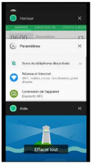 HTC U12 Plus - Basculer entre les applis ouvertes récemment - 1