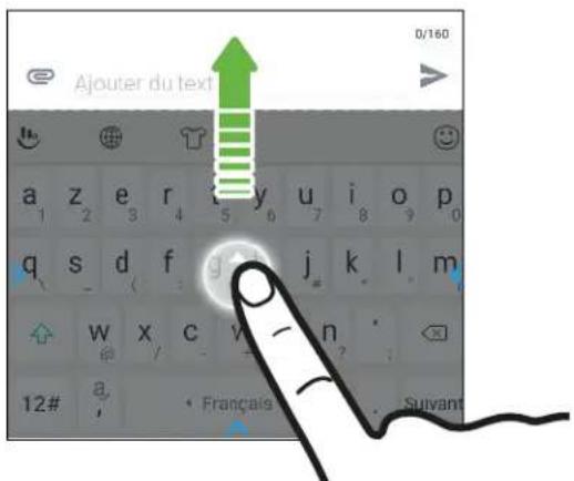 HTC U12 Plus - Comment puis-je taper plus vite ? - 3