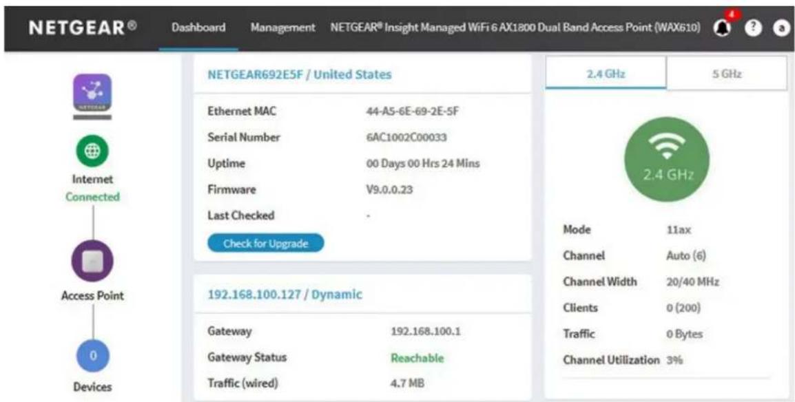 NETGEAR Nighthawk MK63S - 初期設定後、アクセススポイントにログインする - 1