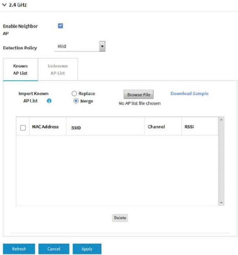 NETGEAR Nighthawk MK63S - Detection Policy メニューから、スキャン方法を選択します： - 3