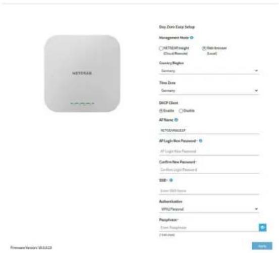 NETGEAR Nighthawk MK63S - 屋内用WAX610を、直接接続したパソコンでオフラインで設定する場合 - 3