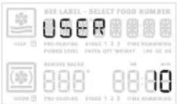 SEE LABEL - SELECT FOOD NUMBER USER PRE-HOATING POWER LEVEL SINGLE 1 2 3 EIGHT CITY MERRY TIME REMAINING LIFE OZ AR REMOVE BACKS 8.00 ° 98 400 8.00 ° DOOR PRE-HOATING SINGLE 1 2 3 TIME REMAINING