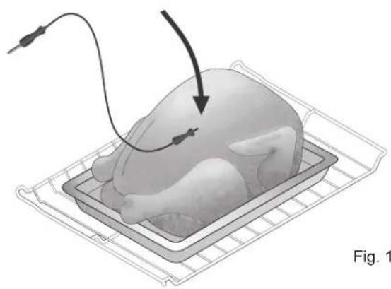 ELECTROLUX E30MC75PPS - Insertion appropriée de la sonde - 1