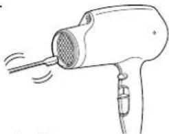 PANASONIC EHNA67 - Maintaining the air outlet - 1