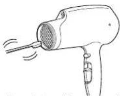 PANASONIC EHNA67 - Vedligeholdelse af luftudgangen - 1