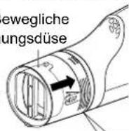 PANASONIC EHNA67 - Empfohlene optimale Nutzung der bewegliche Schnelltrocknungsdüse - 3