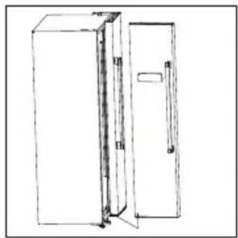 BEKO GNO5231XPN - Remover as portas - 3