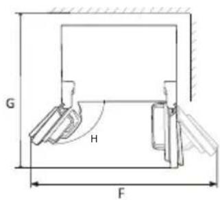 BEKO GNO5231XPN - Platzbedarf - 2