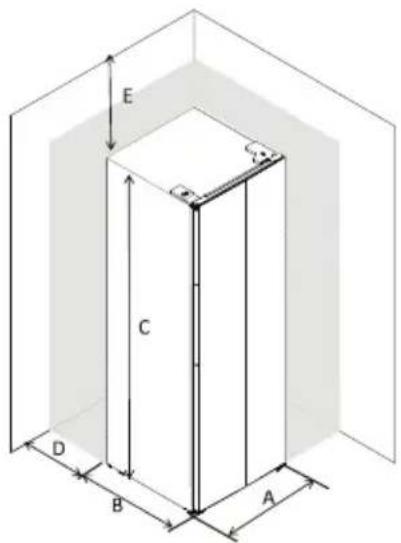 BEKO GNO5231XPN - Platzbedarf - 1
