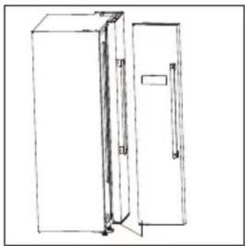 BEKO GNO5231XPN - Odstranite vrata - 3