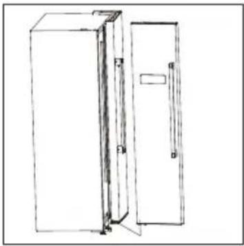 BEKO GNO5231XPN - De deuren verwijderen - 3