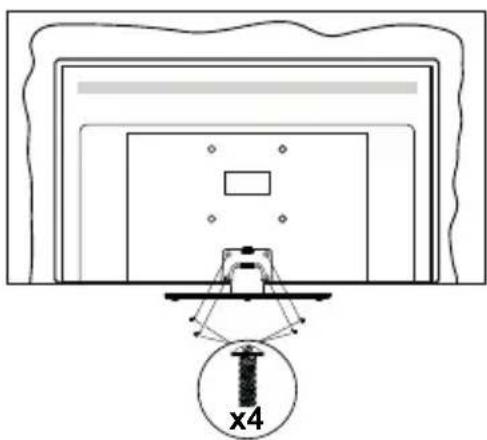 PANASONIC TX24JW334 - Fixation du piédestal - 3
