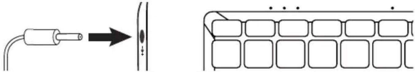 THOMSON NEO360X12C - Caricare la batteria del dispositivo - 1