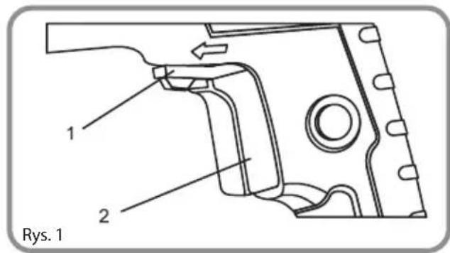 BLAUPUNKT BP2203 - Przełącznik regulacji prędkości obrotowej (2) (rys. 1) - 1