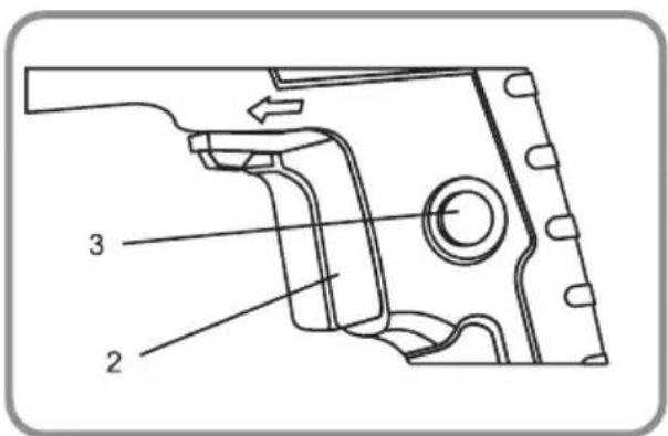 BLAUPUNKT BP2203 - Instalando brocas (Fig. 3) - 2