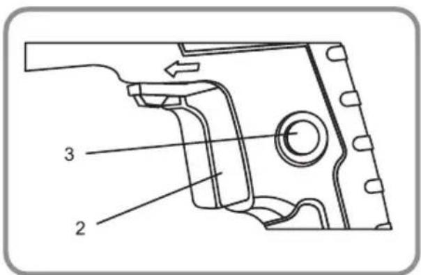 BLAUPUNKT BP2203 - Instalación del portabrocas (fig. 3) - 2