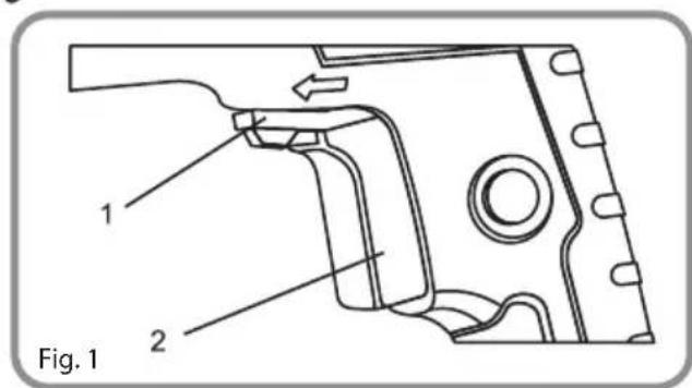 BLAUPUNKT BP2203 - Interruptor de avanço/retrocesso (1) (Fig. 1) - 1