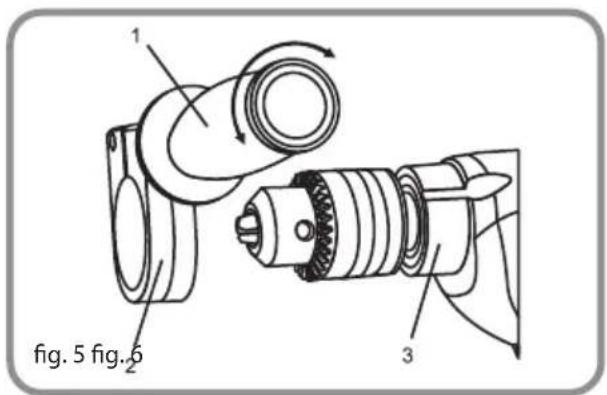 BLAUPUNKT BP2203 - Instalación de la empuñadura auxiliar (fig. 5) - 1