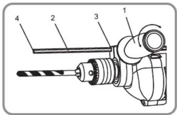BLAUPUNKT BP2203 - Installation de la poignée auxiliaire (Illus. 5) - 2