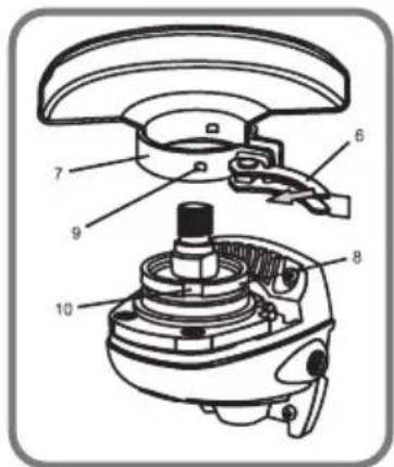 BLAUPUNKT BP3033 - Instalación de la alarma auxiliar (Fig. 1) - 3