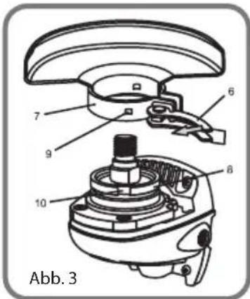 BLAUPUNKT BP3033 - Hilfsgriff installieren (Abb. 1) - 3