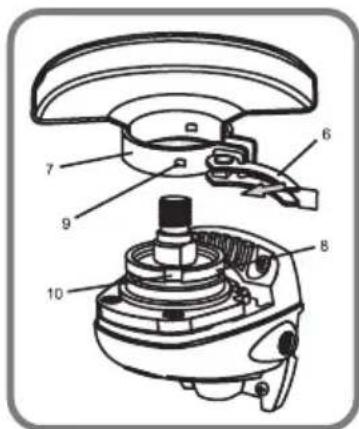 BLAUPUNKT BP3033 - Installation de la poignée auxiliaire (Illus. 1) - 3