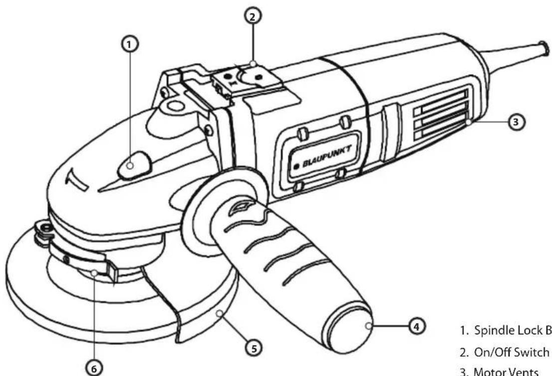 BLAUPUNKT BP3033 - Know Your Angle Grinde - 1