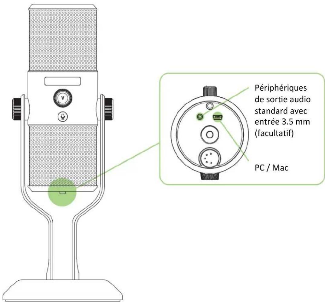 RAZER Seirēn Pro - Connecter votre appareil à votre PC - 1