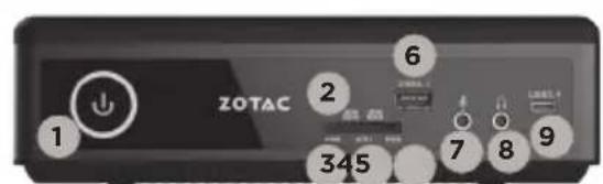 Zotac ZBOX Magnus EN52060V - M.2 SSD 〔持) - 1