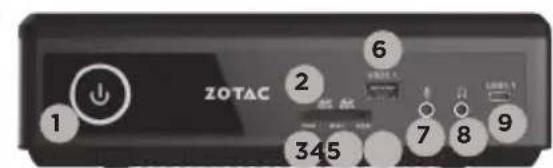 Zotac ZBOX Magnus EN52060V - 正面 - 1