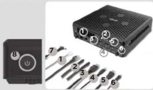 Zotac ZBOX Magnus EN52060V - 後視圖 - 1