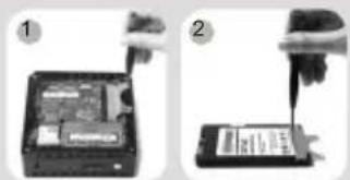 Zotac ZBOX CI329 Nano - 安装硬盘 - 1