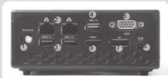 Zotac ZBOX CI329 Nano - 前面板 - 1