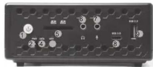 Zotac ZBOX CI329 Nano - [{S}_{\Delta ABL} = \frac{1}{2} \times  {SB} \times  {BL}] - 1