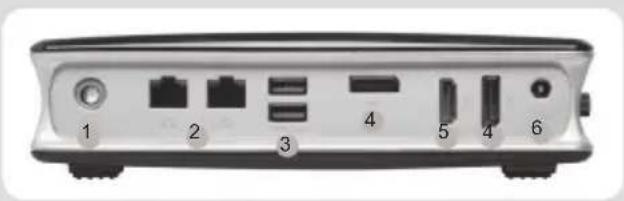 Zotac ZBOX MI551 - 背面 - 1