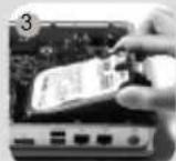 Zotac ZBOX MI551 - INSTALLER UN DISQUE DUR - 3