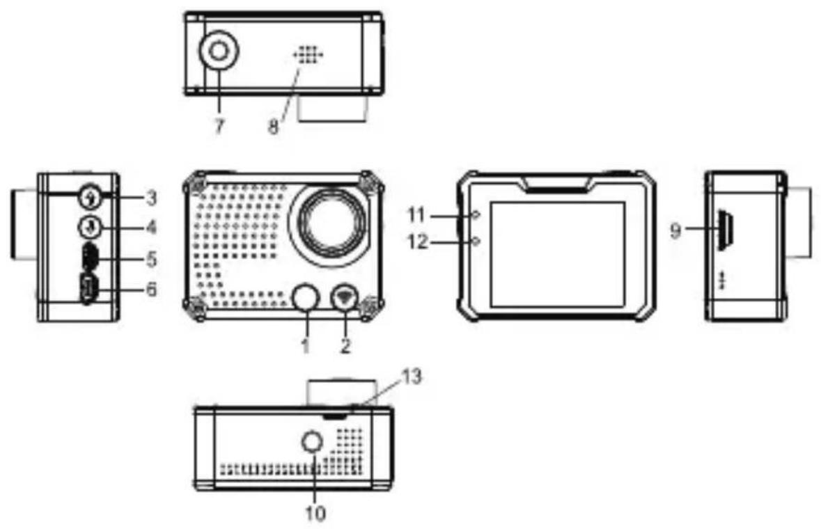ROLLEI Actioncam 420 - Interface do Rollei AC 420 - 1