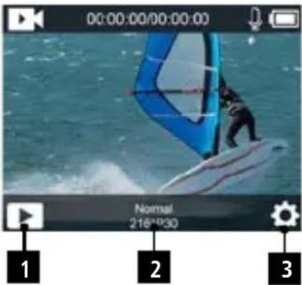 ROLLEI Actioncam 9s Plus - Tocca Funzione - 3