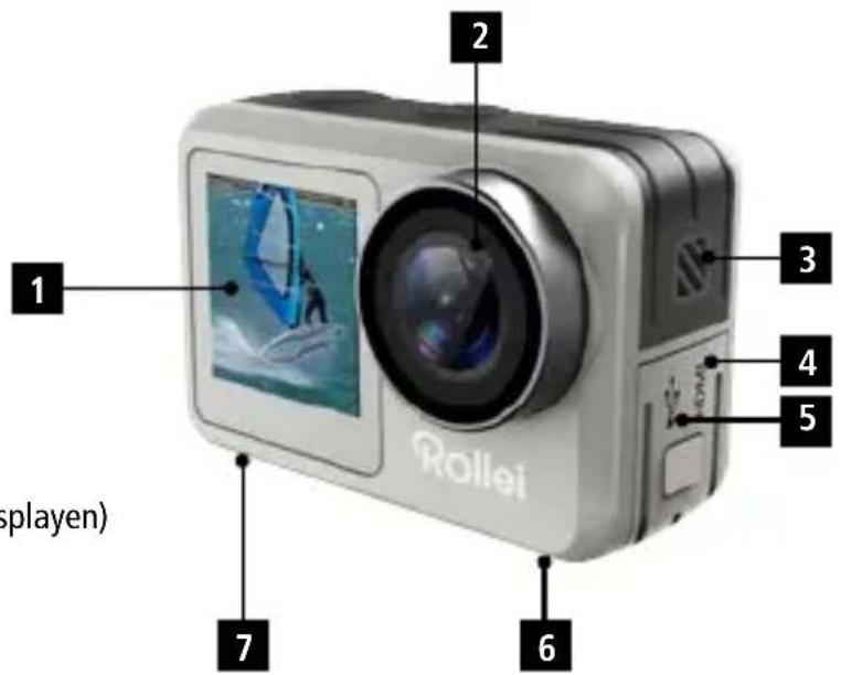 ROLLEI Actioncam 9s Plus - Kamerabeskrivning - 1