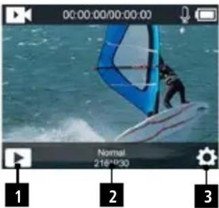 ROLLEI Actioncam 9s Plus - Touch Function - 3