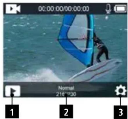 ROLLEI Actioncam 9s Plus - Uppspelning av video och Foto - 3
