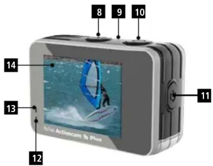 ROLLEI Actioncam 9s Plus - Popis kamery - 2