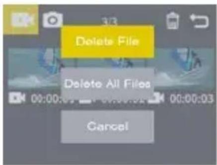 ROLLEI Actioncam 9s Plus - - Excluir arquivos na camera - 2