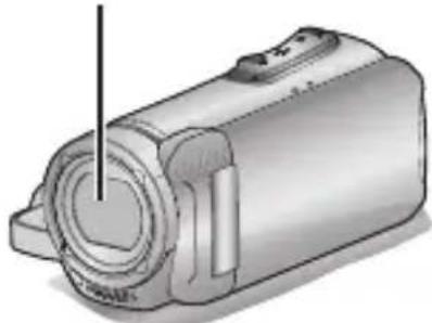 JVC Everio R GZR415BE - Protection de la lentille - 1