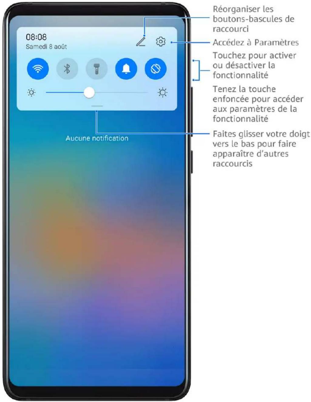 HUAWEI Nova 8i - Activer un bouton de raccourci - 1