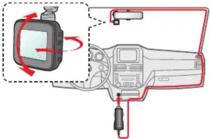 MIO MiVue C540 - Montez la caméra embarquée - 4