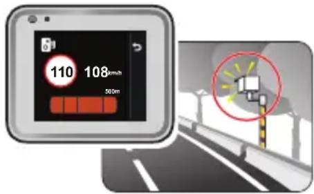 MIO MiVue C380D - Alertes radars - 1